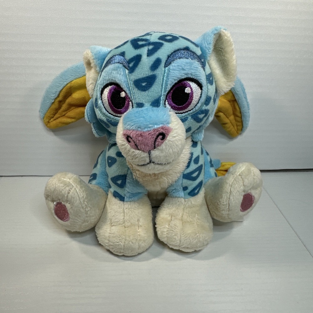 Disney Store Elena of Avalor Zoom Blue Winged Baby‎ Leopard Jaquin Plush
